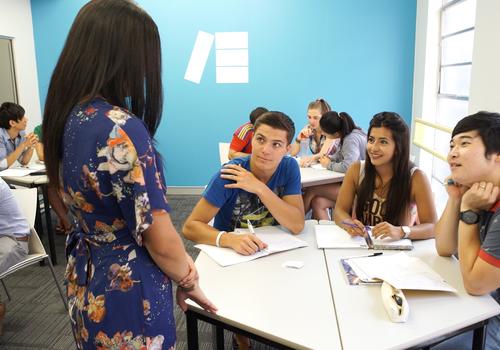 Students in the classroom